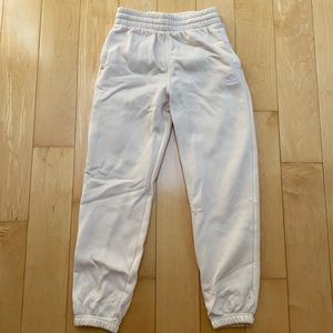 adidas cream joggers
